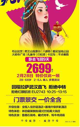 狂的西藏 卧飞9天